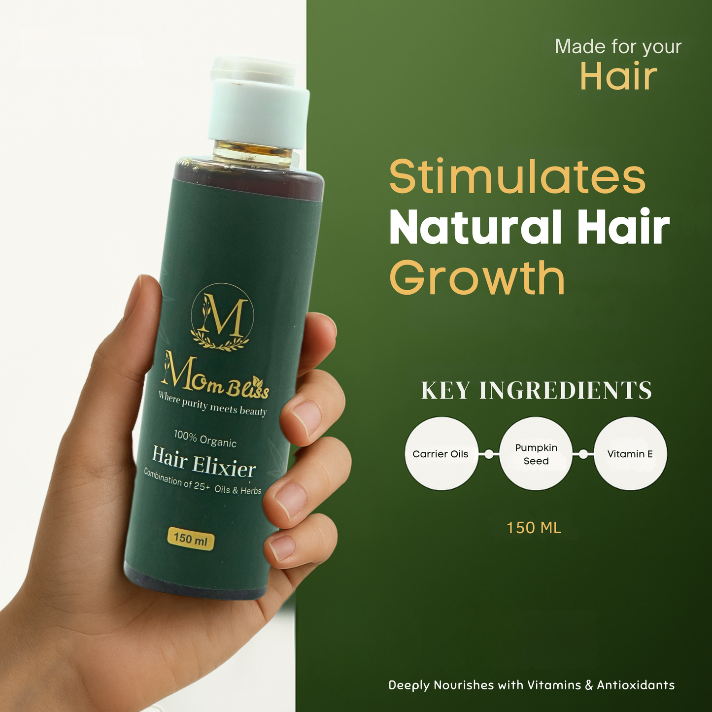 Mom Bliss • Ultimate Organic Hair Elixir 150 ml